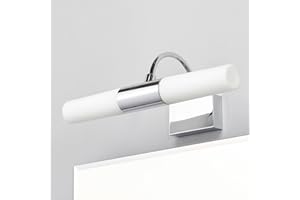 Lindby Applique Murale Devran à intensité variable (Moderne) en Argent Métal e. a. pour Salle de bain (à 2 lampes, G9), Luminaire salle bain, Lampe WC
