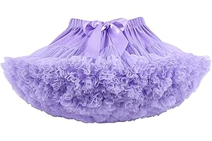 Alunsito Infant Baby Girl's Fluffy Tutu Skirt Toddler Tulle Birthday Party Tiered Princess Tutu Pettiskirt