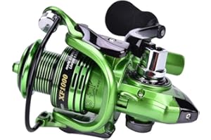 DEMERAS Fafeims Fishing Reel Heavy Duty Fishing Reel Spinning Fishing Reel for Salt Freshwater (#1000)