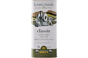 Lyrakis Family Olive Oil 5L – Greek Extra Virgin, Premium First Cold Pressed, High Polyphenols, Handpicked Olives, New Harvest, Fresh Juice from Crete – Since 1975