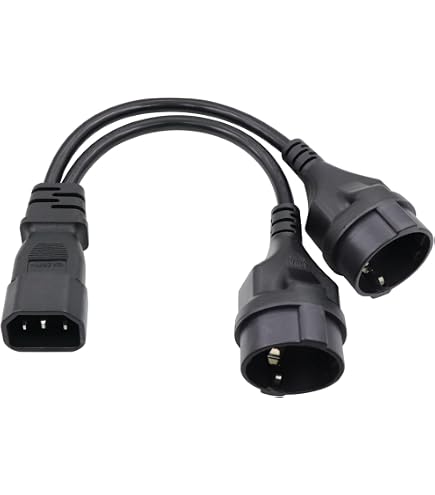 Cavo Alimentazione 220V Made in Italy assemblato con 1 spina 3 poli 10A e 1 presa IEC 3 poli mod: AL2 - MPE Cavo Alimentazione 220V Made in Italy assemblato con 1 spina 3 poli 10A e 1 presa IEC 3 poli mod: AL2 - MPE