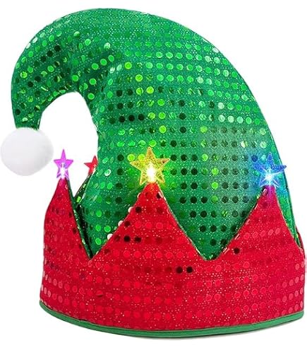 Cappello E Orecchie Da Elfo Accessorio Per Feste In Cabina Fotografica Isolato Su Sfondo Bianco 58528679
