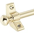 AMSKA INTERNATIONAL Set Of 13, Stair Carpet Rods, Round Finial, Polished Brass, Suitable For Carpet Runners Up To 70 Centimetre Wide Or Narrow