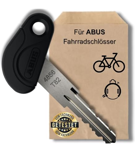 ABUS P82 Fahrradschlssel - Ersatzschlssel Zusatzschlssel auf Ihre  bestehende Schlieung (Code P82 A001 bis C502) : Amazon.de: Baumarkt