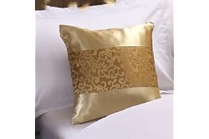 BIIKOON Pillow Cover 50X50cm Pack of 1, Square Pillowcases with Invisible Zipper Throw Cushion Cover Without Core for Bed Decoration, Living Room Sofa Bedroom Couch Chair