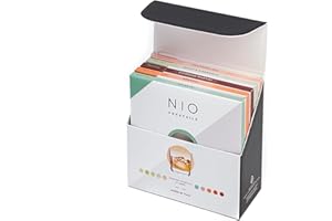 NIO Cocktails - Box Aperitivo a Casa, 5 Drink da 100ml già Miscelati, Pronti da Bere (Negroni, Cosmopolitan, Daiquiri, Espresso Martini, Tommy's Margarita), Gift Pack, 500ml