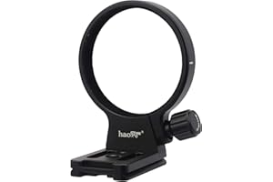 Haoge LMR-N240 Lens Collar Tripod Mount Ring Base for Nikon Z 24-200mm F4-6.3 VR Lens Z Mount built-in Arca Type Quick Release Plate