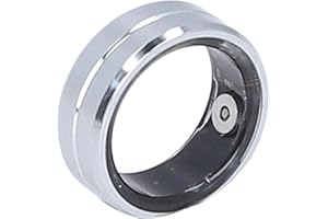 GOWENIC Smart Health Ring, IP68 Waterproof Connection Pedometer Health Tracker Ring for Women Men, Rechargeable, IOS