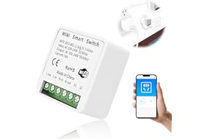 COALWOP Interruptor Inteligente WiFi para Interruptores de Luz Interruptore Inteligente Alexa 2.4GHz Smart Switch WIFI Interruptori Inteligentee Compatible con Alexa Tuya y Smart Life