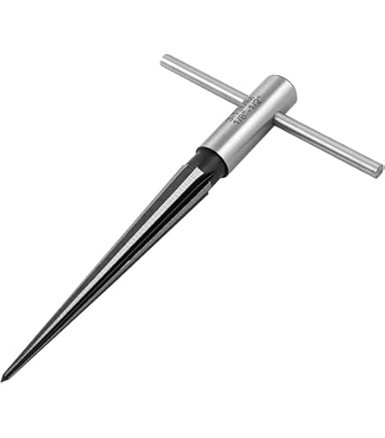 Alésoir Machine HSS 9 Mm - Précision H7 - 6 Flûtes Droites - Pour Tour, Perceuse, Fraiseuse - Longueur Totale 120 Mm