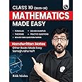 Physics Wallah PW CBSE Class 10 Mathematics Made Easy Handwritten Notes By Ritik Mishra For Board 2025-2026 Exams | Formulas, Solved Examples, Theorems, Practice Questions, Solved CBSE Questions