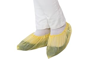 BICAP 100 Surchaussures Extra Large (Vert, Rouge, Jaune ou Bleu) qualité Tiga-Med (– 15 x 41 CM – Extra Large (PE une fois OP Couvre-chaussures jetables überschuh Chaussures Housse)