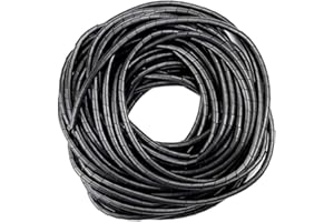 GTIWUNG 25mx4mm Organizador de Cables en Espiral, Tubo Flexible en Espiral Evuelto para PC TV DVD Cable de Antena estéreo agrupar Cable, Negro
