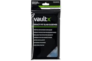 Vault X Graded Trading Card Slab Sleeves, Exact Fit Bags for PSA, MGC, CGC, UGC, GG and Other Similar Sized Cases, Collectible Card Games, Sports, TCG (100 Pack)