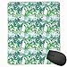 Produktbild Mouse Mat Stitched Edges, Exotic Fantasy Abstract Coconut Tree Silhouettes Green Jungle,Gaming Mouse Pad Non-Slip Rubber Base