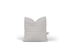 GRÜNSPECHT Rapssamen-Kissen mit waschbarem Bezug, Wärmekissen für Babys & Kleinkinder, bei Blähungen & Bauchschmerzen, Waffelpiqué, grau (376-V1)