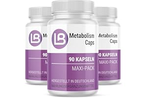 MAYPRODUCTS Liba Metabolism Kapseln - Liba Caps mit 90 Kapseln Inhalt pro Dose - Garcinia Cambogia Extrakt (3x)