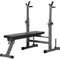 Banc De Musculation Inclinable Physionics - Dossier 5 Positions, Charge 200 Kg, Fixation Jambes - Idéal Pour Développé Couché, Sit-up, épaules