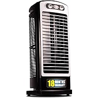 iBELL Prime Tower Fan with 25 Feet Air Delivery, 4-Way Air Flow, High Speed,Anti Rust Body (Black)