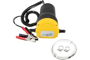 Trintion Oil Change Extractor- Diesel and Engine Oil Pump 12V 60W for Vehicles Fuel Transfer Pump Kit with Tubes Ideal for Truck RV Boat ATV Auto Car and Motorbike