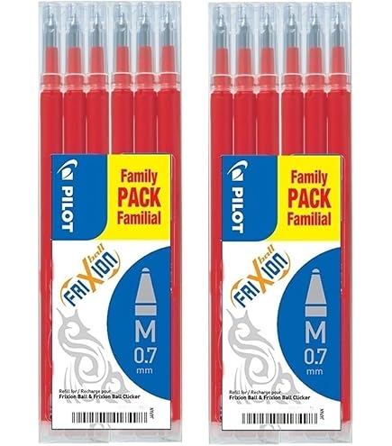 Ricariche Pilot Frixion 0.7 Mm Blu | 6 Pezzi | Cancellabili Per Penne Frixion Ball E Clicker - Foto 3