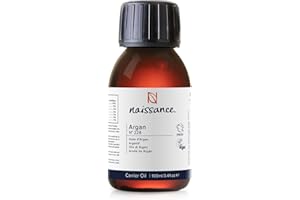 Naissance Aceite Vegetal de Argán de Marruecos (No. 228) 100ml - Natural, Vegano, No OGM - Hidratante Para Rostro, Cabello, Barba, Uñas, Cutículas