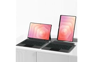 MUDASANQI Keyboard Case Compatible with Samsung Galaxy Tab S11 Ultra 5G 14.6 inch 2025 SM-X930/X936B Backlit Detachable Folio Keyboard Cover with Trackpad/Pencil Holder Tab S11 Ultra 14.6 inch Tablet (Black)