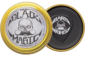 THE VINTAGE GROOMING CO. Death Grip Black Magic Moustache Wax | Extra Strong & Extra Tacky | 1oz (Bare Bones)