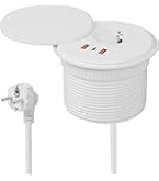 Inbouw Stekkerdoos Kapsa Bachmann 2x 230V, 1x USB C en 1x USB A One