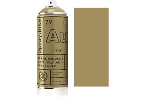 SPRAY.BIKE Fahrrad Lackspray - Vorbereiten & Vollenden Kollektion (Metal Plate - Messing Gold)