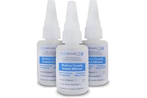 Cyanboard, cianoacrilato Cyanboard media viscosidad, 3 unidades de 20grs de adhesivo de cianoacrilato viscosidad media. Pegamento múltiples materiales, modelismo y maquetas, reparaciones.