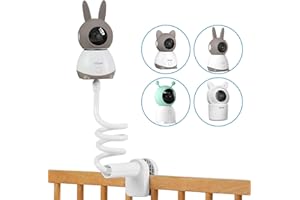 ieGeek Supporto flessibile per baby monitor, supporto portatile per videocamera per bambini, adatto alla culla, staffa universale compatibile con i bambini 1T/ 4/7/ 5 e la maggior parte dei modelli