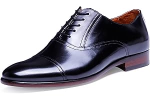 DESAI Chaussure Derbys Homme Habillées Affaires de Ville Brogue à Lacets Dressing Loafes de Bureau Mariage