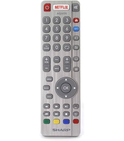 VINABTY SHW/RMC/0120 SHWRMC0120 sub SHW/RMC/0128 Remplacement de la télécommande Compatible avec Sharp HD Smart TV LC-32HG5141K LC-32HG5341K LC-40FG5242E LC-40FG5342E LC-50UI7222E LC-50UI7322E