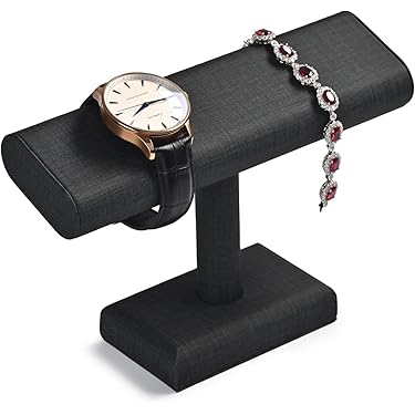 Glazen Display Stand Oude Butler Man Horloge Stand Oude Man Armband Ring Stand Creatieve Glazen Houder Horloge Opslag Tafel Sieraden Display Rack