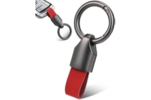 Whtawtaw Car Key Chain Ring Clip, Small Key Fob Accessory with Keyrings Zinc Alloy Buckle