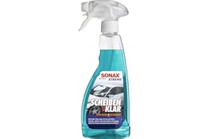‎SONAX SONAX XTREME ScheibenKlar - Pure Water Technology (500 ml) Glasreiniger zur Entfernung von Verschmutzungen auf Scheiben & für eine besser benetzte Glasoberfläche, Art-Nr. 02382410