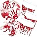 Produktbild 41-teiliges Partyset * Bloody Good Time * mit Teller + Becher + Servietten + Deko // Set Partygeschirr Deko Party Help Blut Grusel Horror Motto