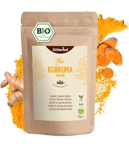 Polvere Cruda Di Curcuma Longa Della Radice Di Curcuma Fotografia Stock - Foto 6