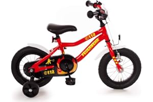 Bachtenkirch Kinderfahrrad 12 Zoll Feuerwehr K-Rahmen 540-KW-06