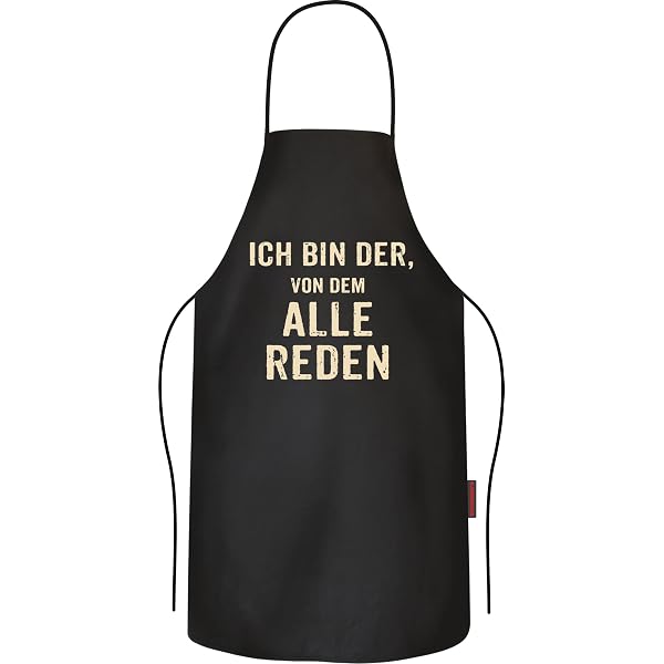 60. Geburtstag Grillschürze – Witziges Geschenk Zum 60er, 100 % Baumwolle, Mit Nacken- & Seitenschlaufen