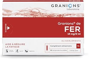 GRANIONS DE FER - 30 ampoules