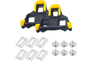 HANUNALIR Cleats for Cycling Shoes Bike Cleats Bicycle Pedal Cleats Compatible with Shimano SPD(SH11 SH12 SH10) Bike Replacement Cleats Bicycle Pedal Cleats for Indoor Cycling & MTB Road Bike Pedal Cleat Set