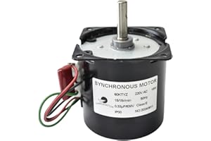 CHANCS 60KTYZ 220V Motoriduttore Sincrono AC 15/18RPM CW/CCW 18W Momento Moteur de réduction synchrone réversible