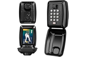 Faneam Skrzynka na klucze z zewnętrznym kodem duże pudełko na klucze ścienne pudełko z kombinacją 12 cyfr wodoodporne do domu, garażu, szkoły, biura