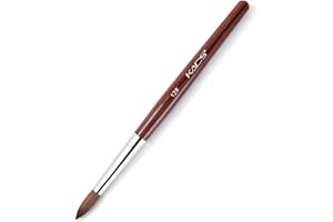 KADS Watercolor & pintura acrílica kolinsky-tajmyr Sable cepillo redondo punta cepillo de pintura pinceles profesionales pincel de artista conjunto para pintura al óleo de acuarela de acrílico (#12)