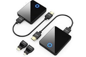 Wireless HDMI Transmitter and Receiver, Binken 98ft Wireless HDMI Extender Kit,1080P HD hdmi ohne Kabel, Streaming Media Video/Audio von Laptop, Kamera, PS5, PC zu Monitor, Beamer, HDTV