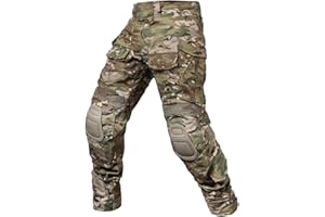 SINAIRSOFT G3 Tactical Pants with Knee Pads,Men's Airsoft Paintball Hunting Outdoor Pants,Combat Army BDU Trousers