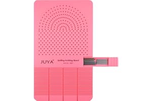 JUYA Quilling Strick Brett mit 2 Funktionen haben Sticks Aufbewahrung (Rosa)