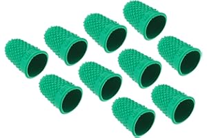 PATIKIL Protège Doigt Silicone pour Doigt Embouts de Doigts en Caoutchouc, Protège-Doigts pour Le Pouce, Les Coussins de Protection, Le Comptage, la Couture